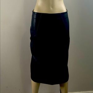 ZARA BASIC VEGAN LEATHER SKIRT